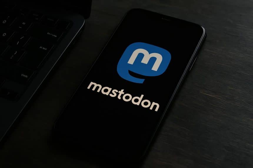 Mastodon on an iPhone