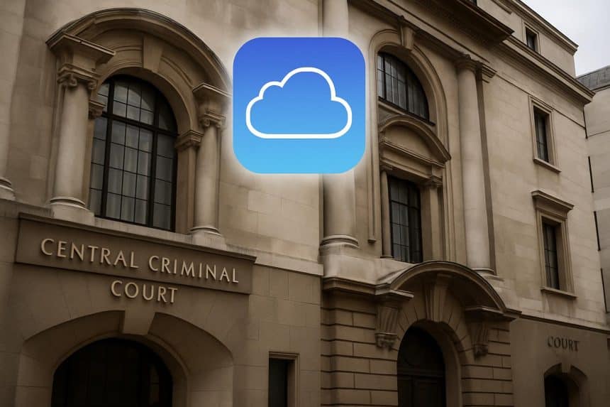 iCloud App logo with Court Building