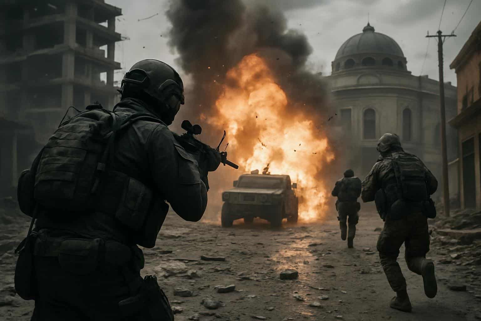 Call of Duty logo with Paramount mountain logo, indicating film talks