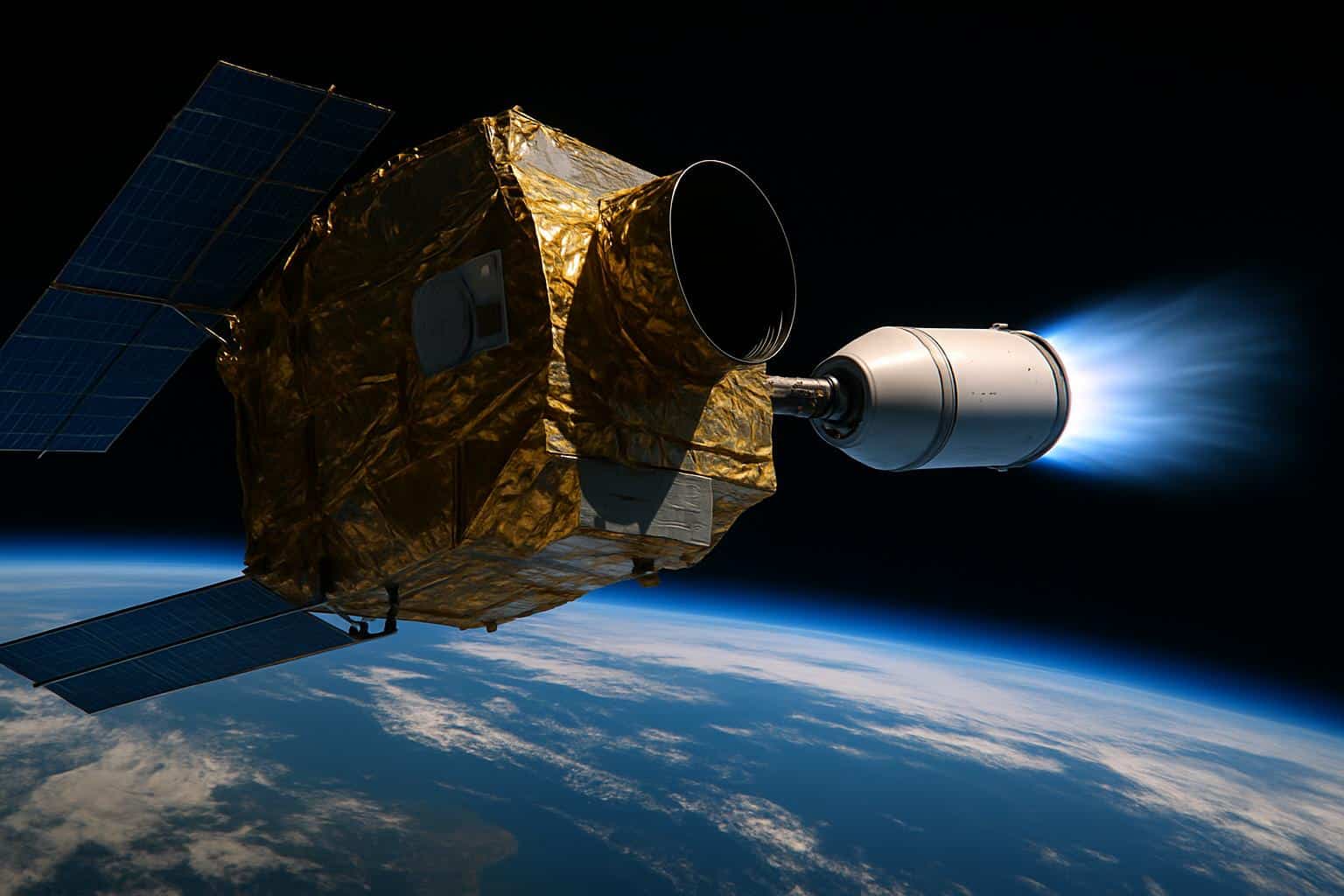 NASA Swift Observatory satellite reboost concept in low Earth orbit