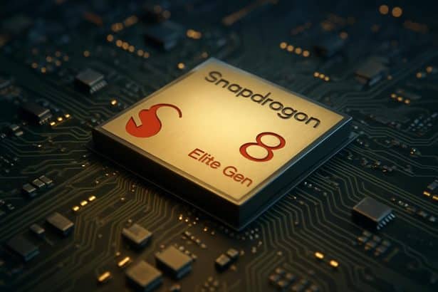 Qualcomm Snapdragon 8 Elite Gen 5 processor showcasing flagship performance and speed
