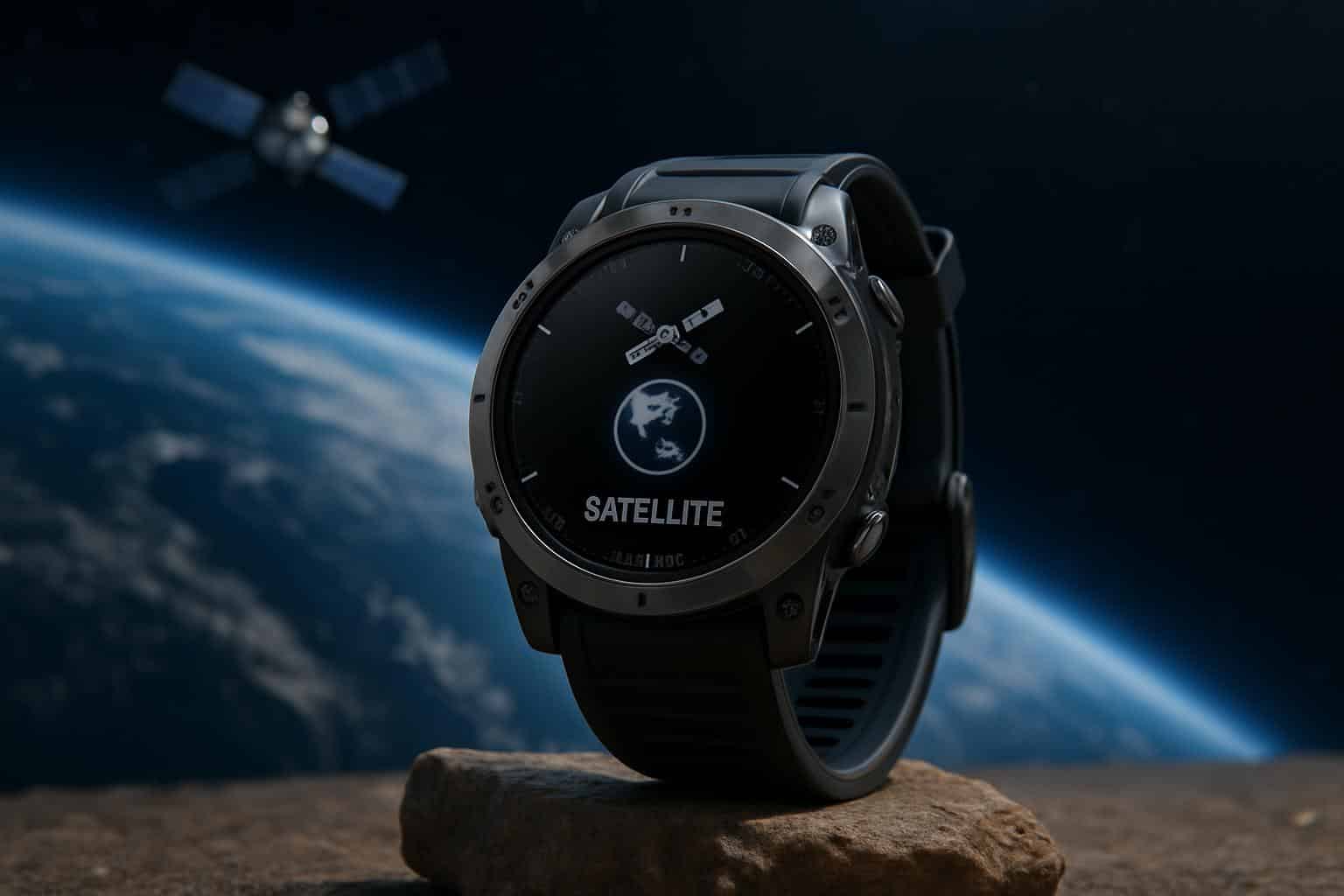 Garmin smartwatch with satellite connectivity and rugged outdoor design