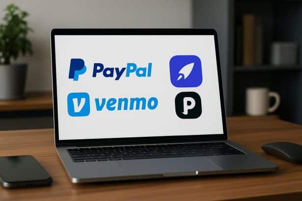 PayPal and Venmo logos promoting Comet access and Perplexity Pro