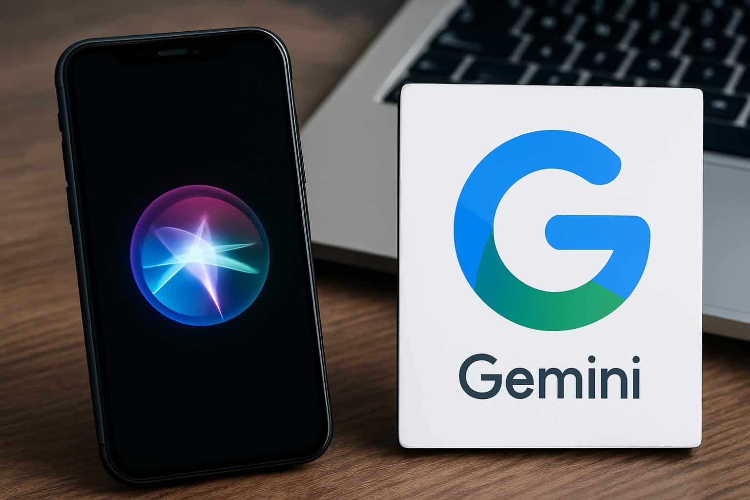 Apple Siri upgrade concept featuring integration with Google’s Gemini AI
