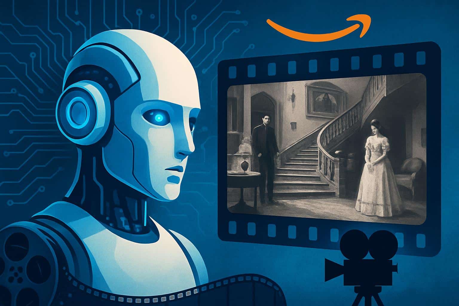 Amazon-backed AI generating Orson Welles fan fiction, blending code with classic cinema