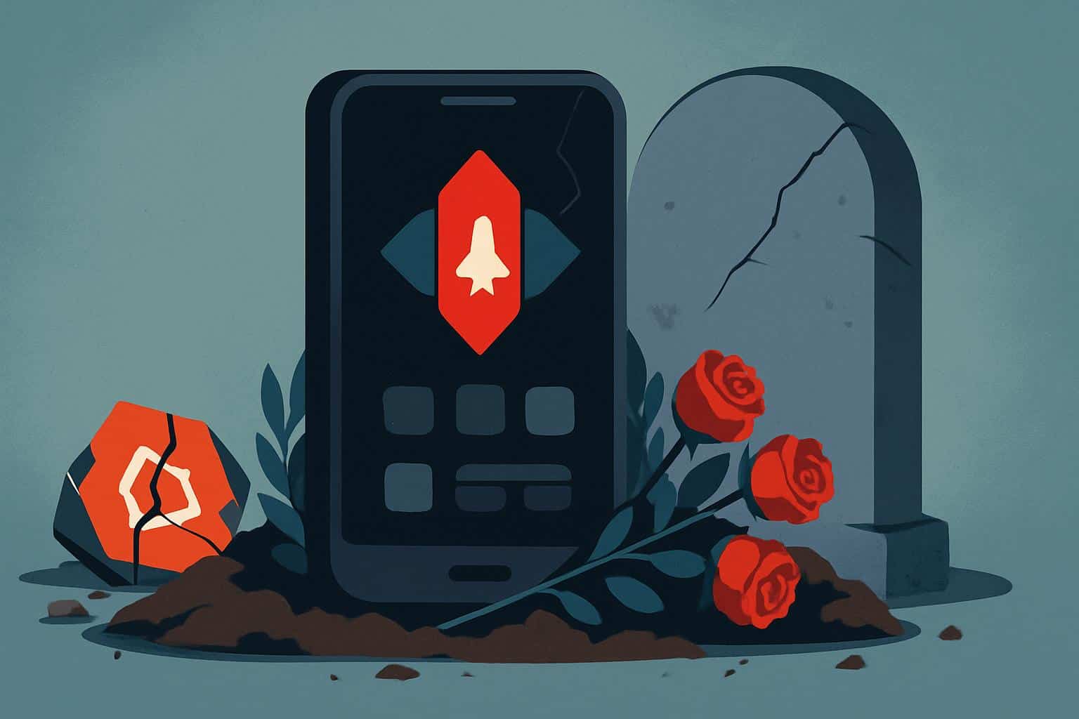 Nova Launcher shuts down, logo fades from Android home screen