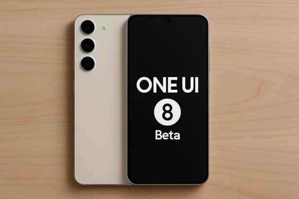Samsung Galaxy S25 running One UI 8 beta update with bug fixes