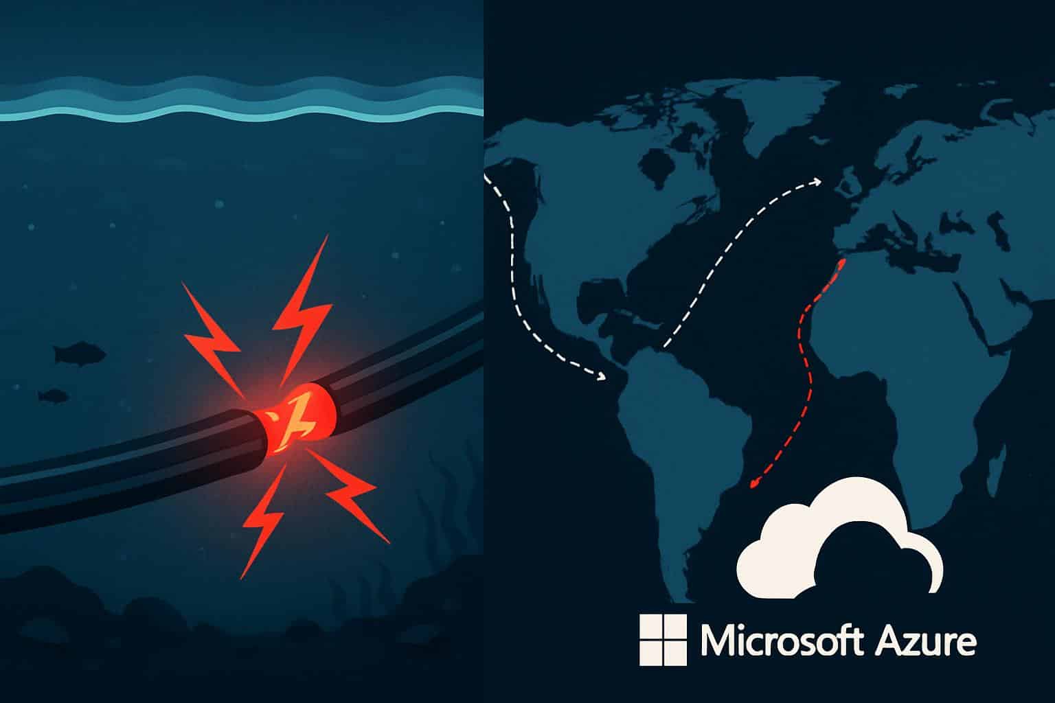 Red Sea subsea cable cuts disrupt Microsoft Azure services