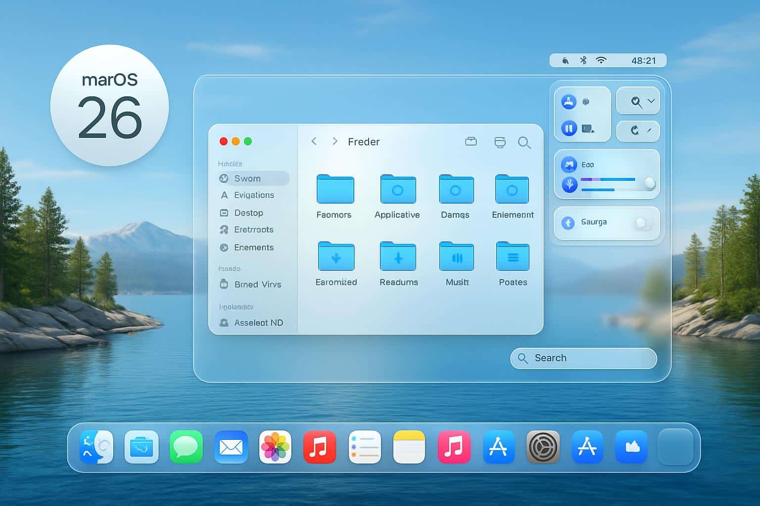 Apple macOS 26: preview of 6 standout features on a Mac desktop