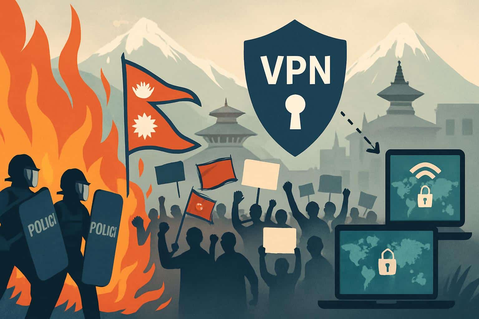 Nepal VPN use soars 8,000% amid internet censorship protests