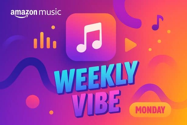 Amazon Music AI-powered Weekly Vibe playlist updates Mondays