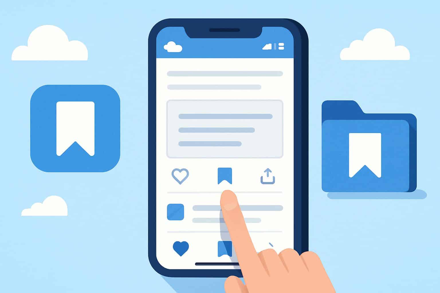 Bluesky launches private Saved Posts bookmarks in app interface