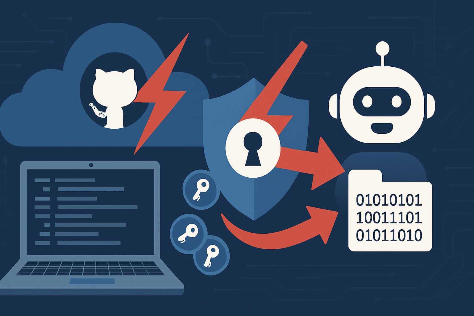 Salesloft and Drift logos linked to GitHub breach, symbolizing data theft
