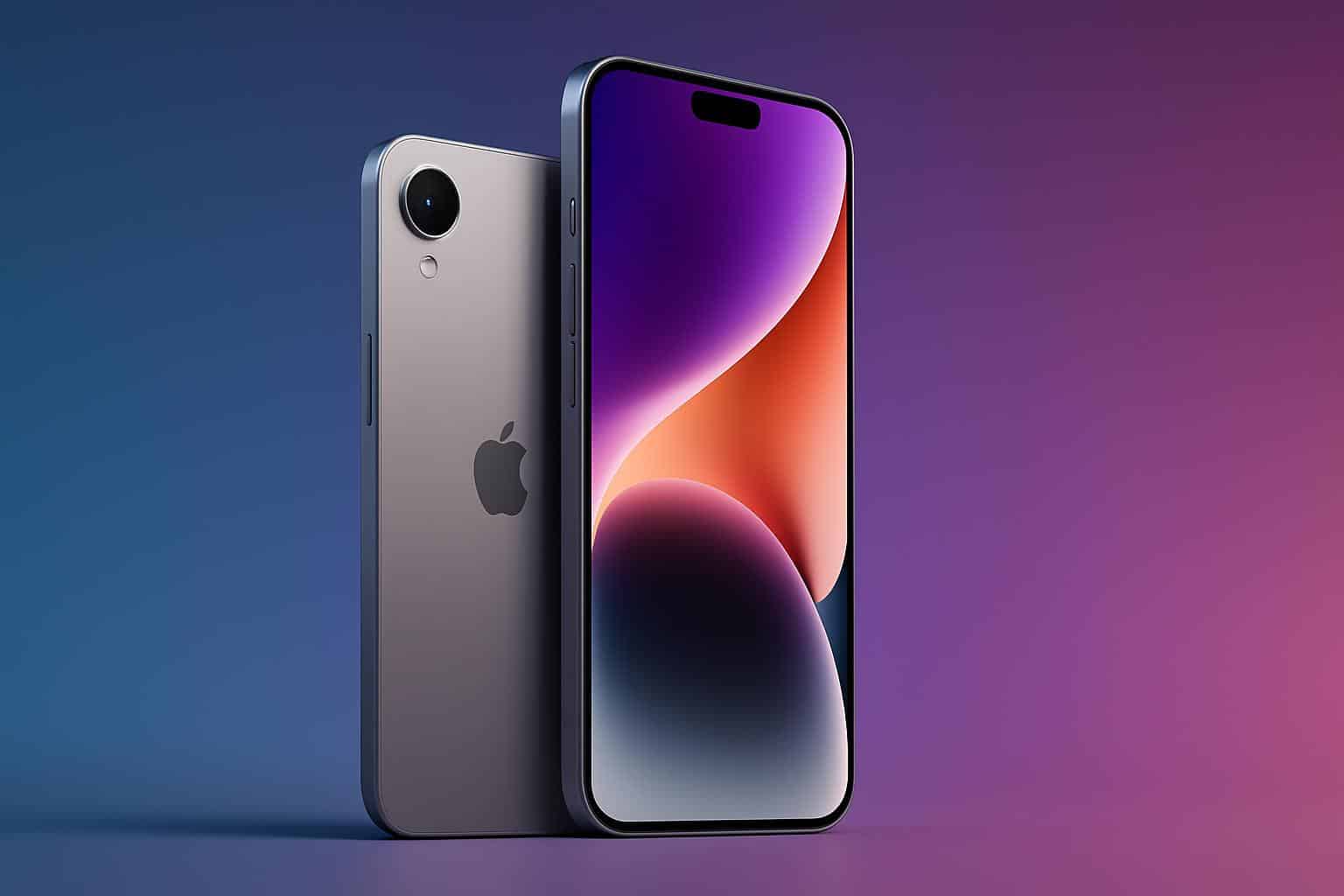 iPhone 17 design with camera layout and key features