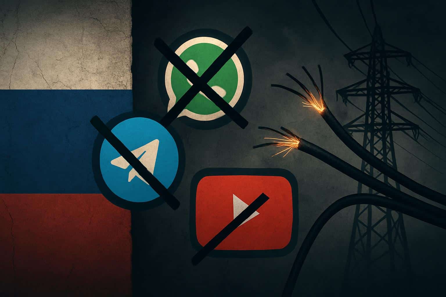 Russia plans internet blackouts targeting WhatsApp, Telegram, YouTube