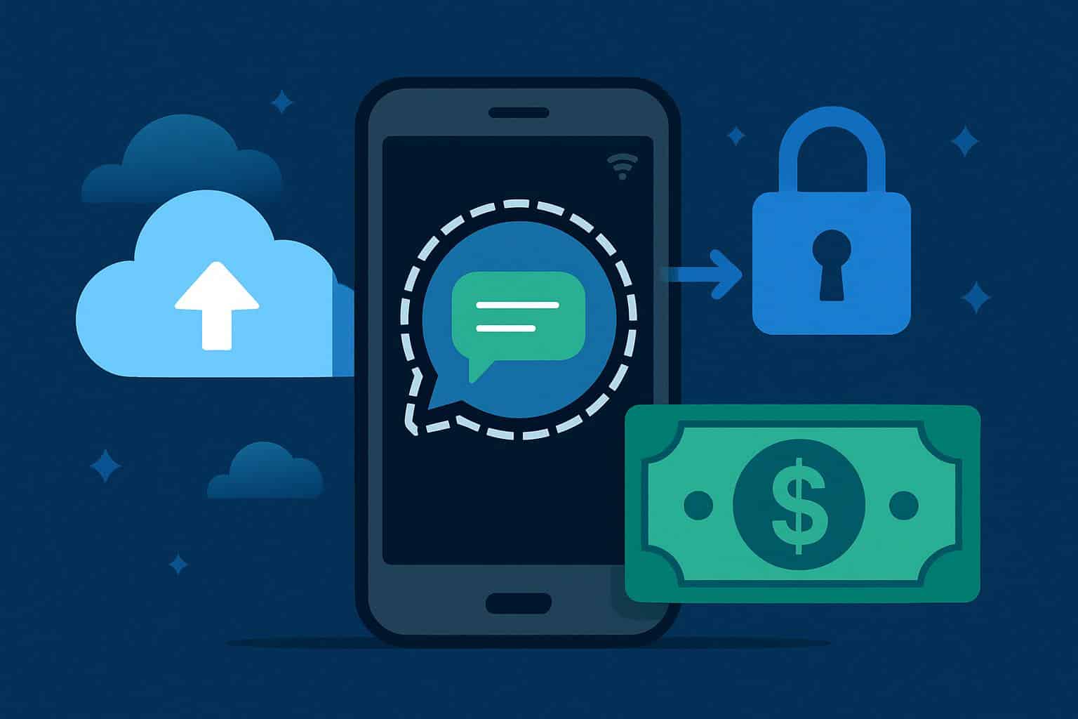 Signal messaging app adds free chat backups and a .99 subscription plan
