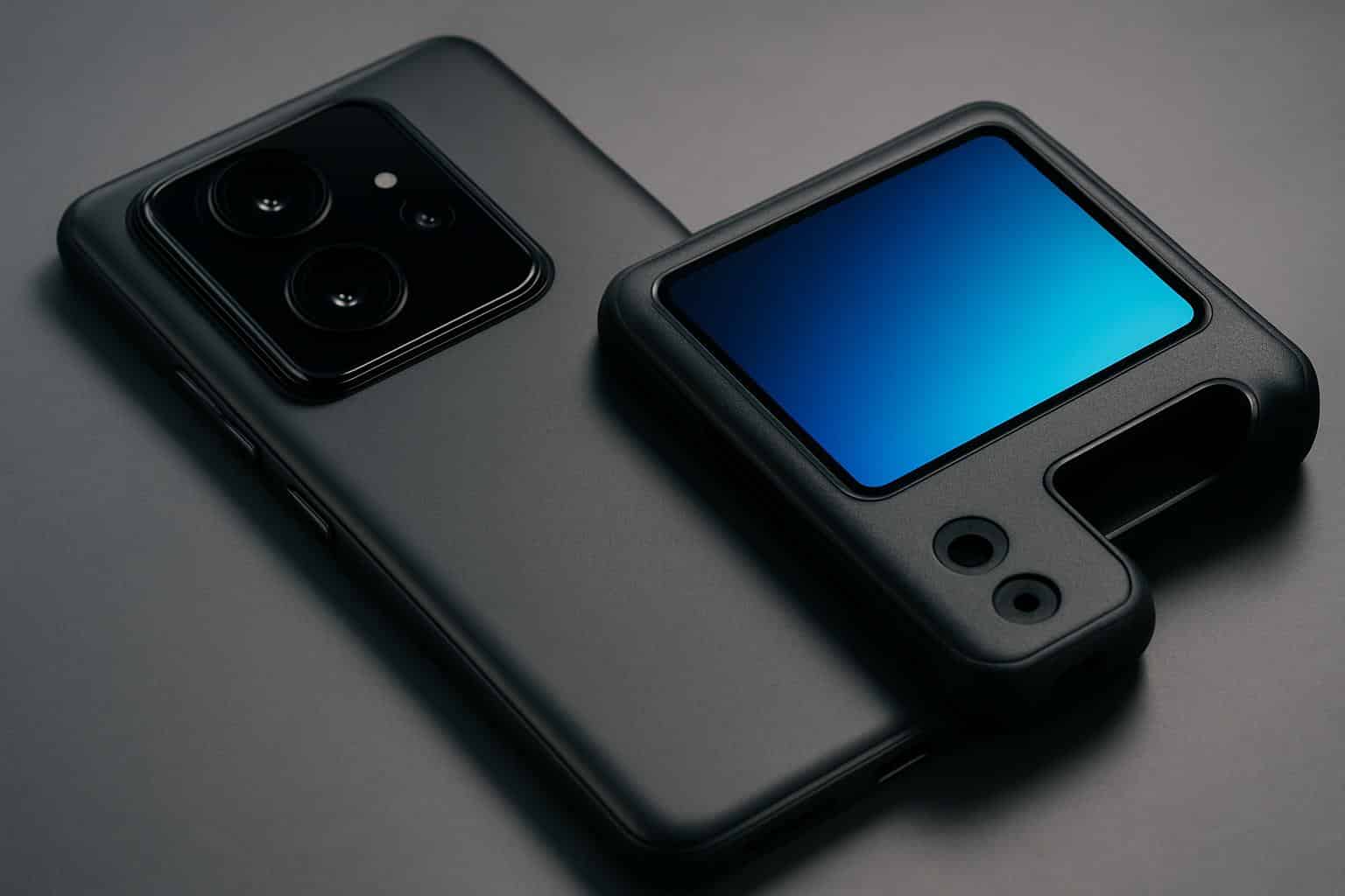 Xiaomi 16 Pro Max concept render highlighting rear screen, Galaxy S26 rival tipped