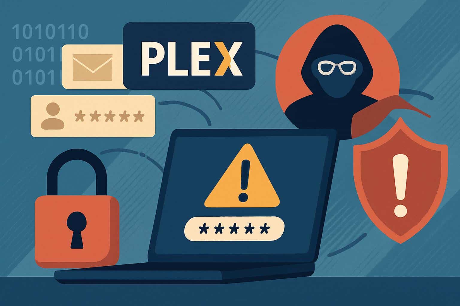 Plex data breach triggers password reset warning on screen