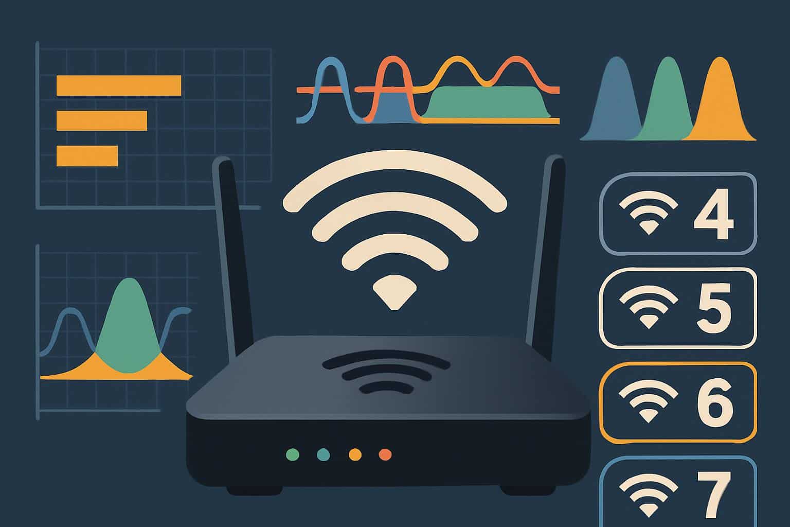 Wi-Fi standards comparison of speeds, 2.4GHz vs 5GHz bands, range and trade-offs