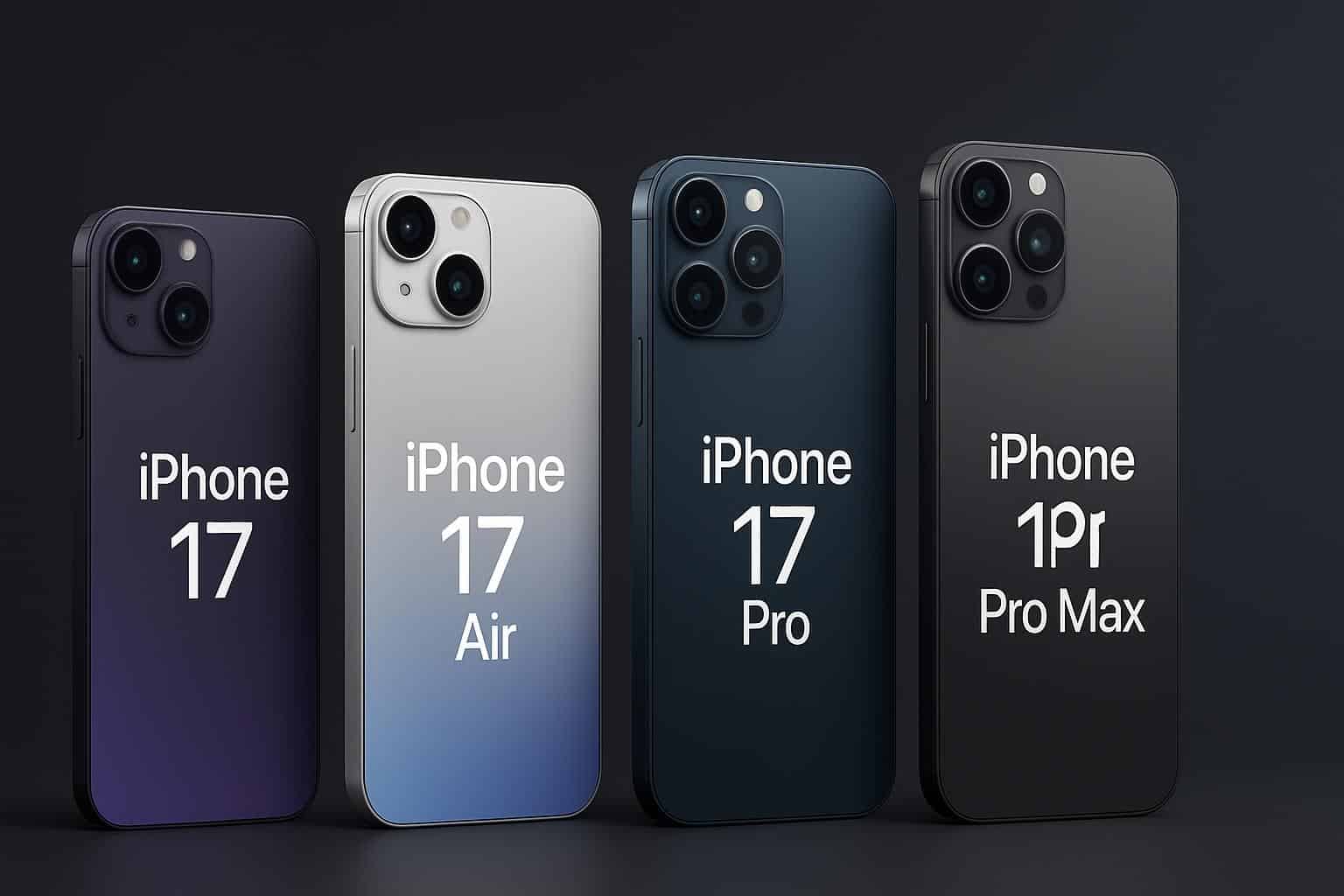 Apple iPhone 17 series redesign concept showcasing Apple’s boldest reboot yet