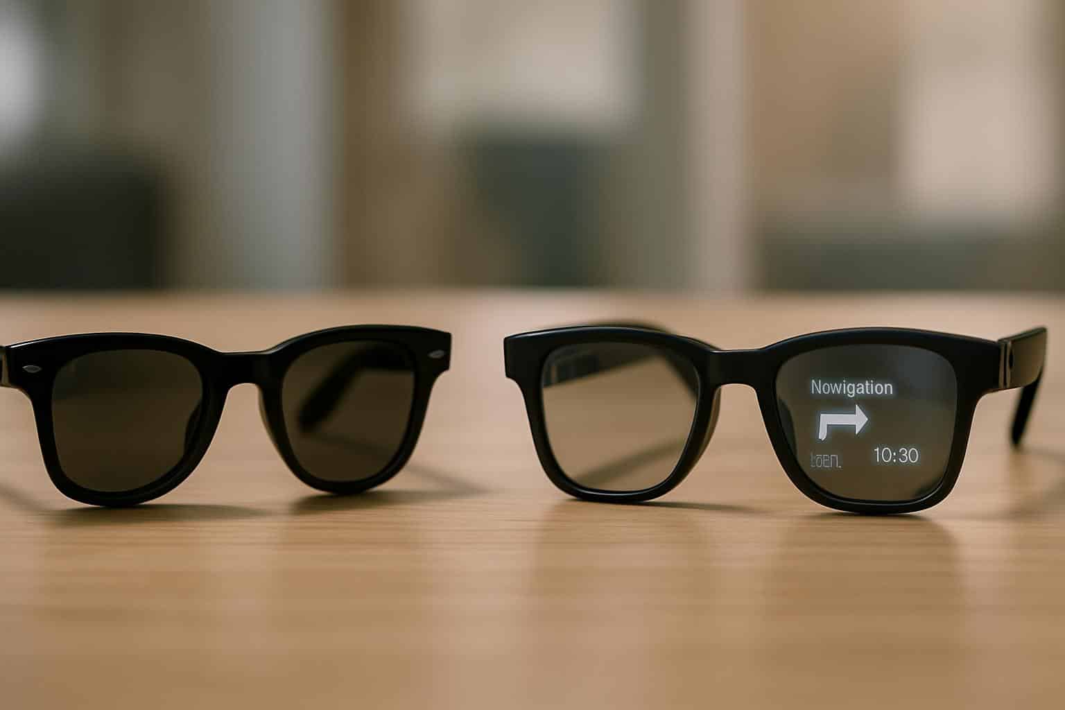 Display smart glasses with high-brightness AR lenses, outshining Meta Ray-Bans