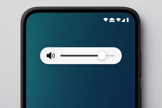 Android UI testing iOS-style horizontal volume slider