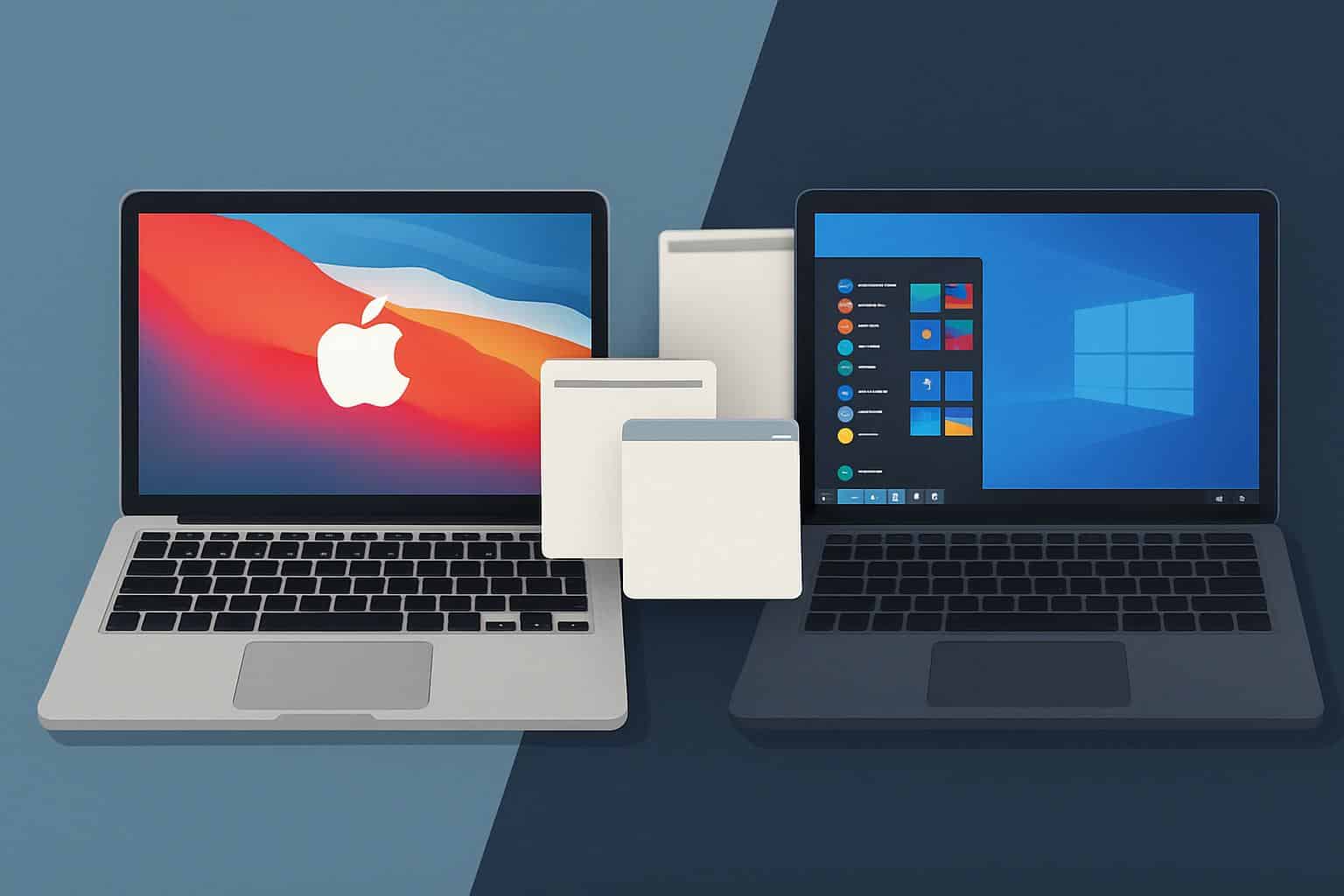 Mac running Windows apps on macOS via virtualization, emulation, and dual-boot options
