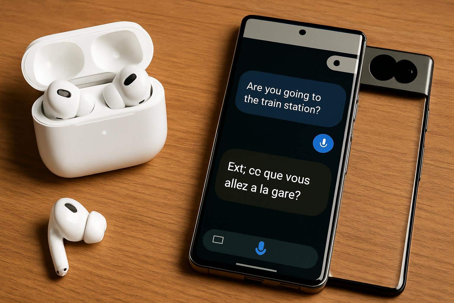 AirPods Pro 3 earbuds with live translation challenge Google Pixel