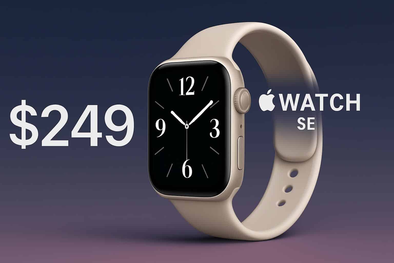 Apple Watch SE 3 smartwatch with price, specs and preorder callout
