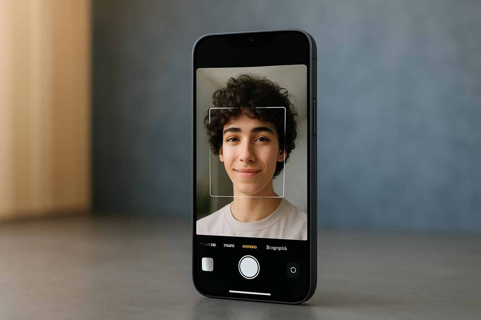Apple iPhone selfie camera with Center Stage auto-framing keeps subjects centered