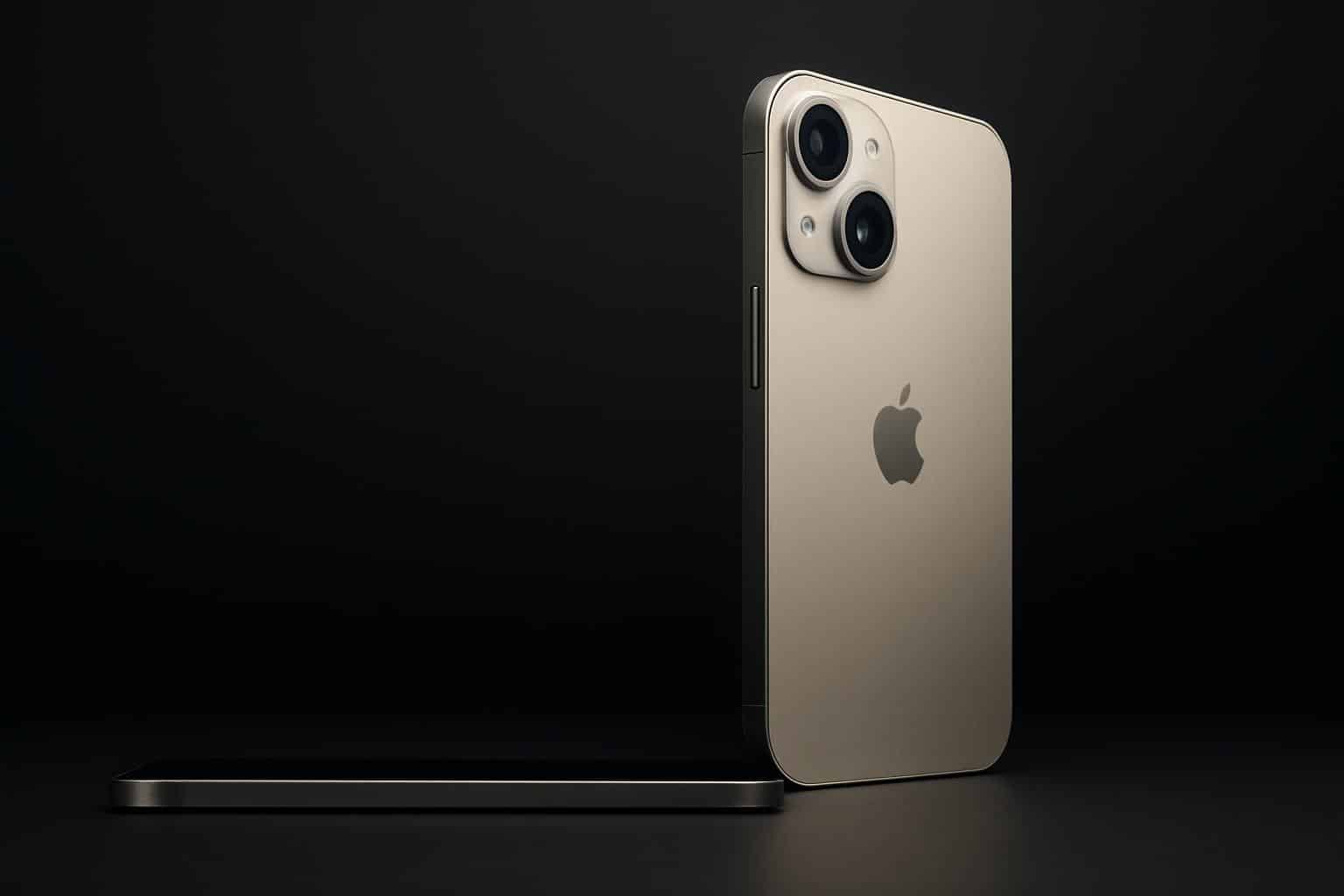 Apple iPhone Air ultra-thin profile illustrated in sleek side view