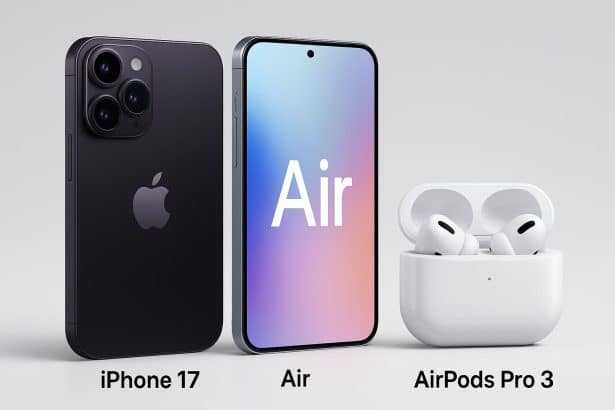 Apple iPhone 17, iPhone Air, and AirPods Pro 3 product lineup