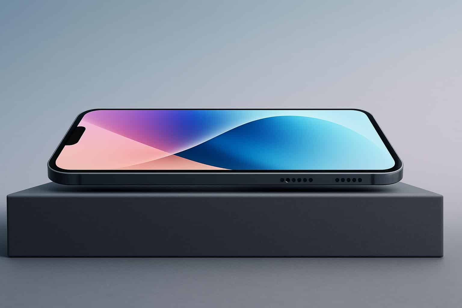 iPhone Air concept render showcasing ultra-thin Apple smartphone design