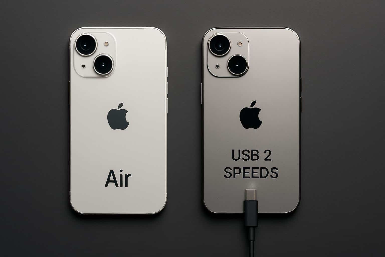 iPhone Air and iPhone 17 stuck at USB 2 transfer speeds over USB-C