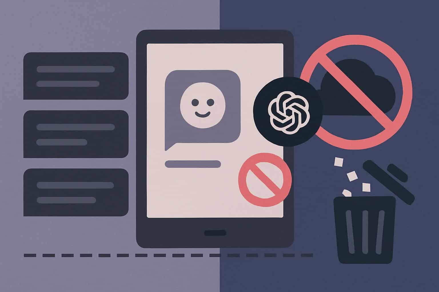 ChatGPT data retention privacy: delete chats and opt out of training