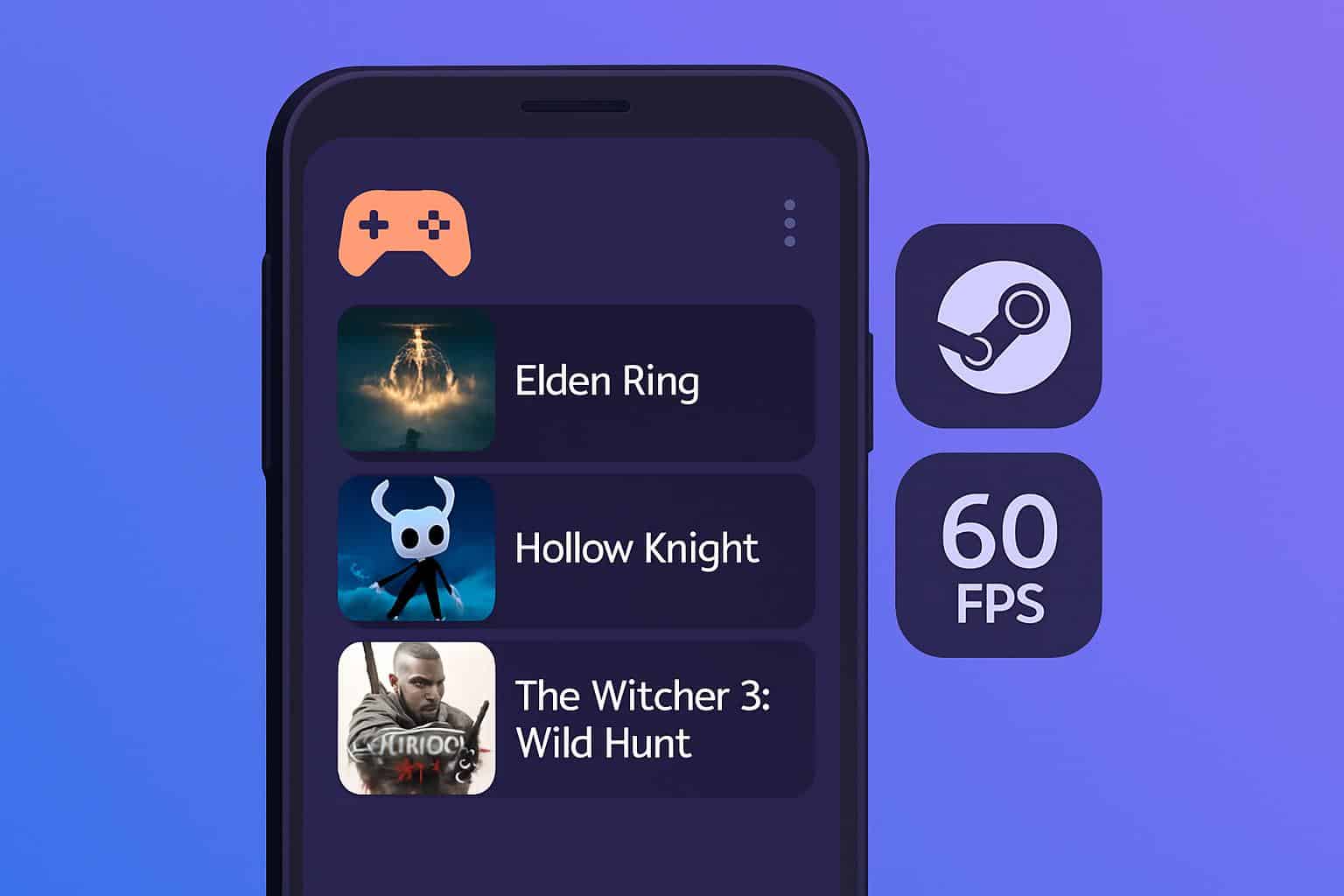 GameHub 5.0 Android update with Steam sync and improved FPS performance