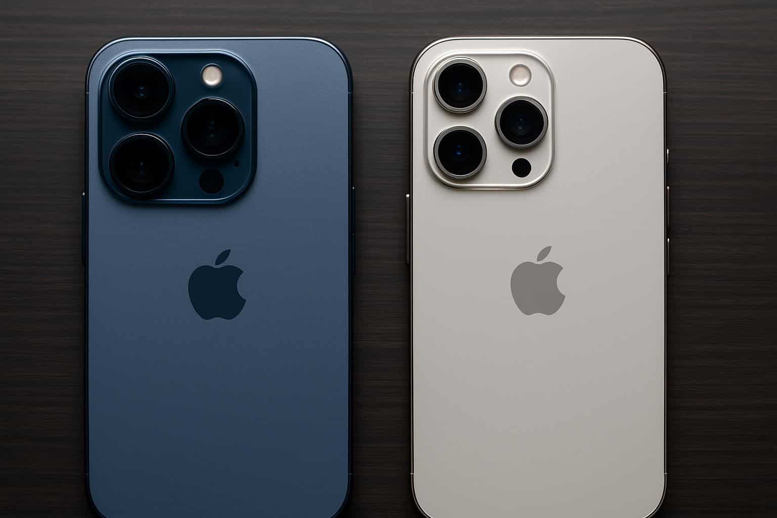 iPhone 17 Pro vs 16 Pro comparison showing design and feature differences