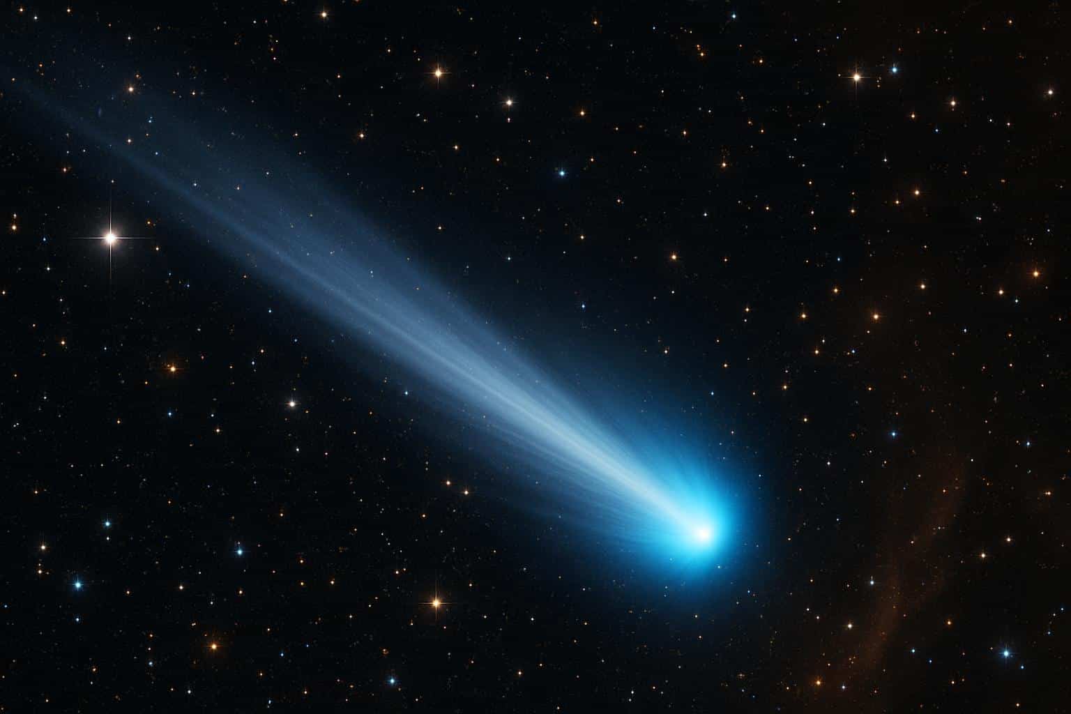 Gemini telescope view of interstellar comet 2I/Borisov with visible coma and faint tail