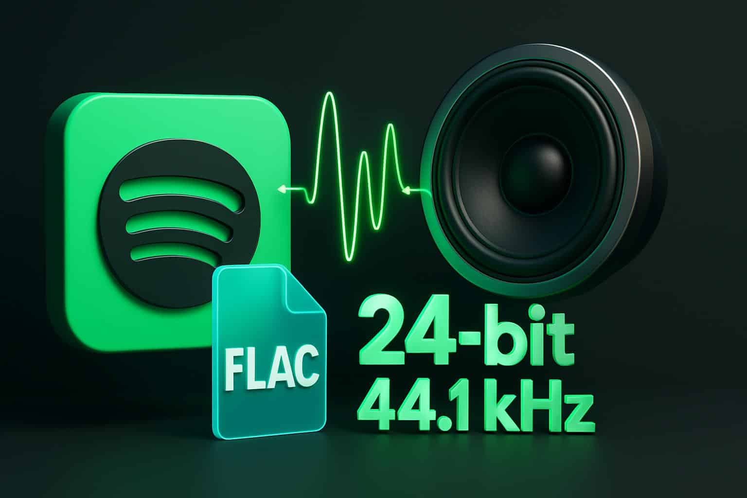 Spotify app showing Lossless toggle and HiFi badge on screen with headphones