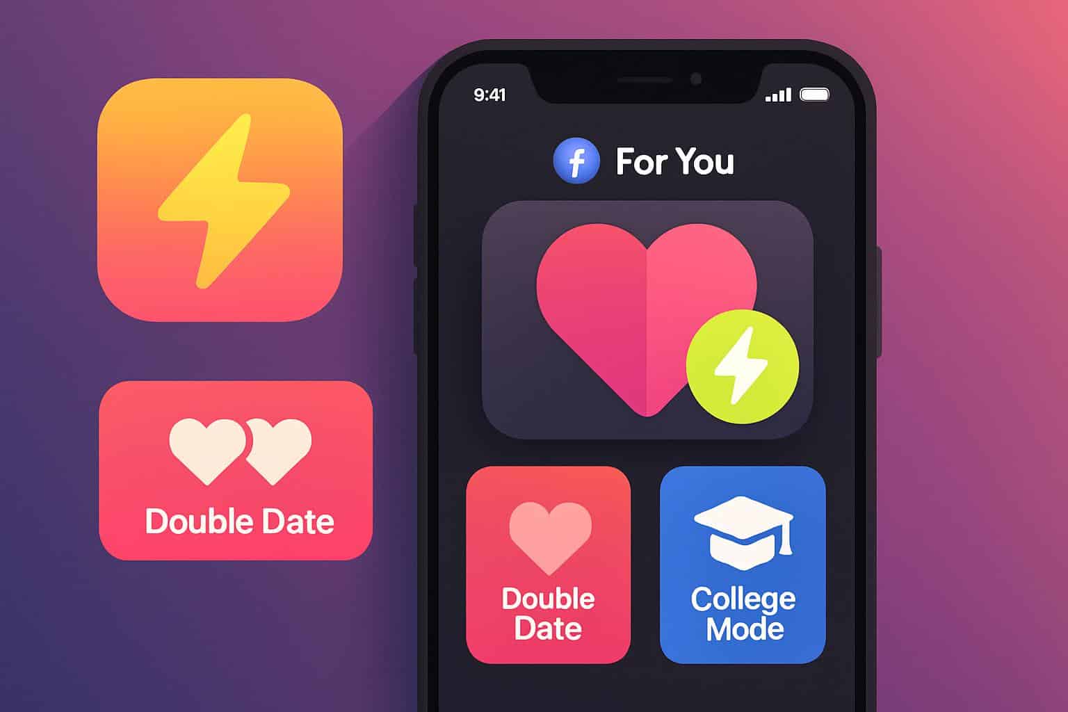 Tinder app interface transforming features into dating experiences