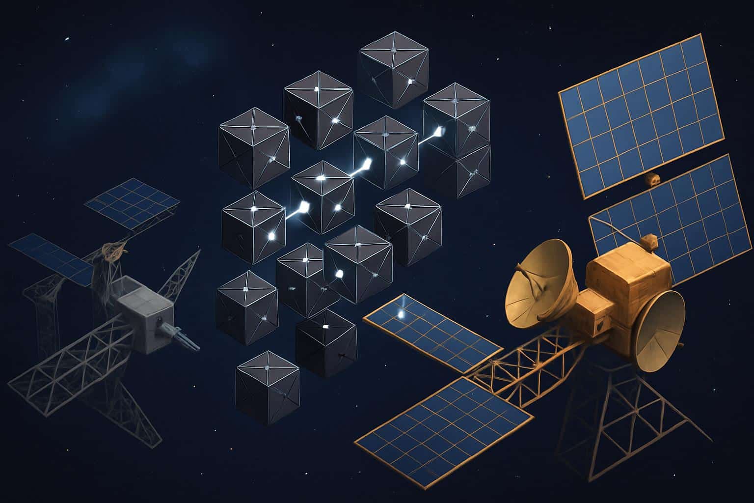 Rendezvous Robotics spacecraft reconfiguring satellites in orbit