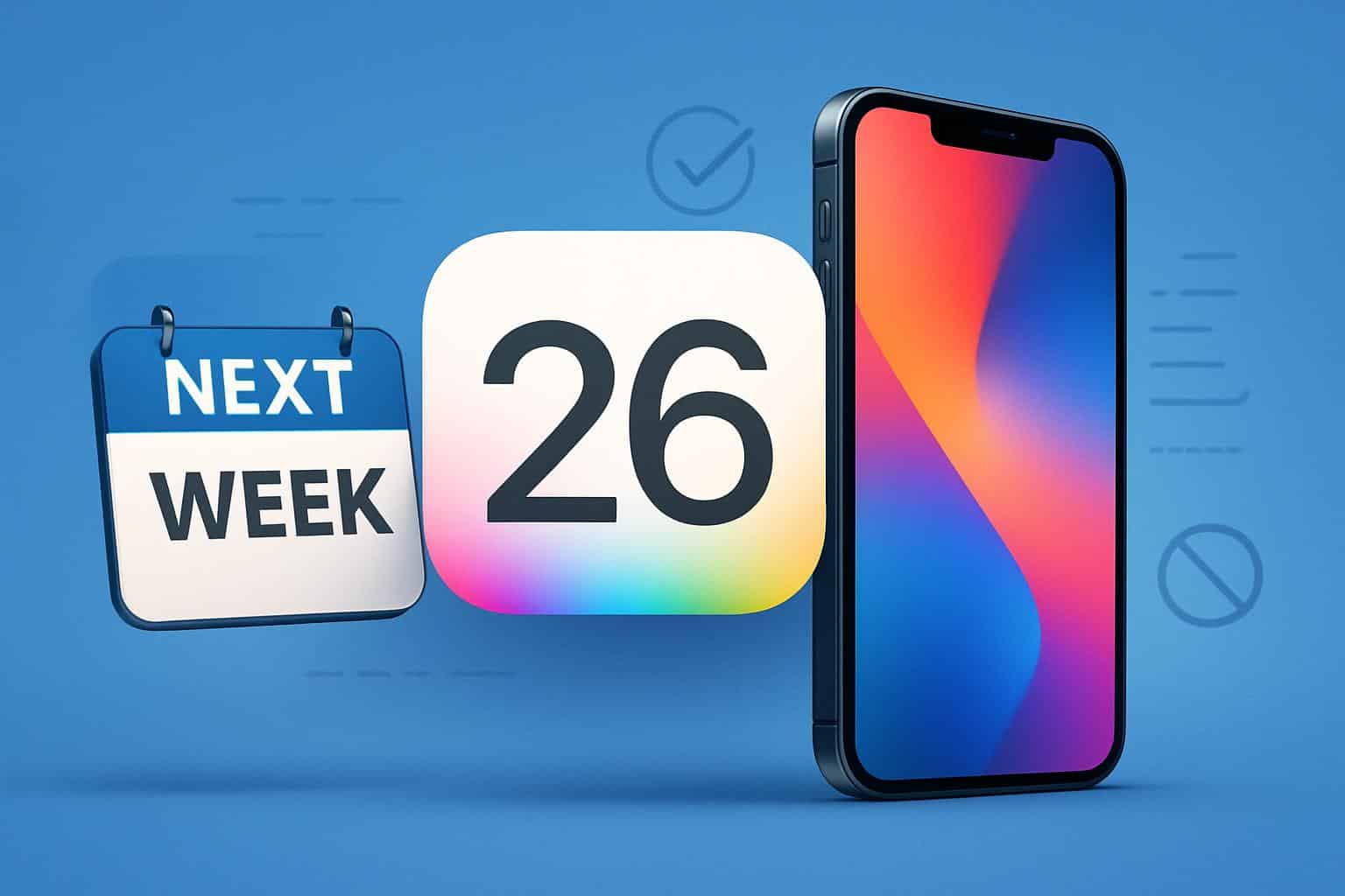 iPhone with iOS 26 update, highlighting features included and missing