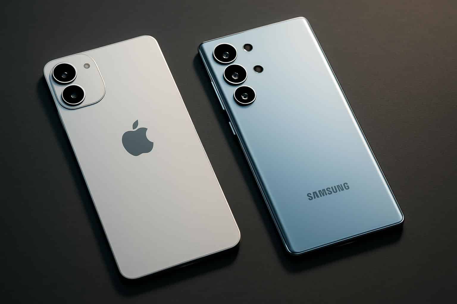 iPhone Air vs Samsung S25 Edge comparison graphic highlighting a clear winner