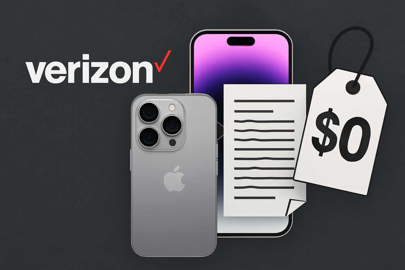 Verizon iPhone 17 Pro free offer, highlighting fine print and promotion terms