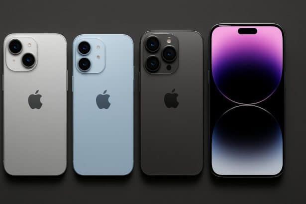 Apple iPhone 17 vs 17 Air vs 17 Pro vs Pro Max side-by-side lineup