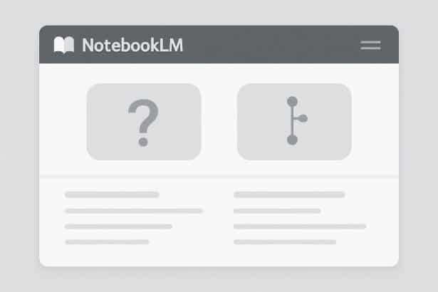 NotebookLM interface showing removal of FAQ and Timeline types