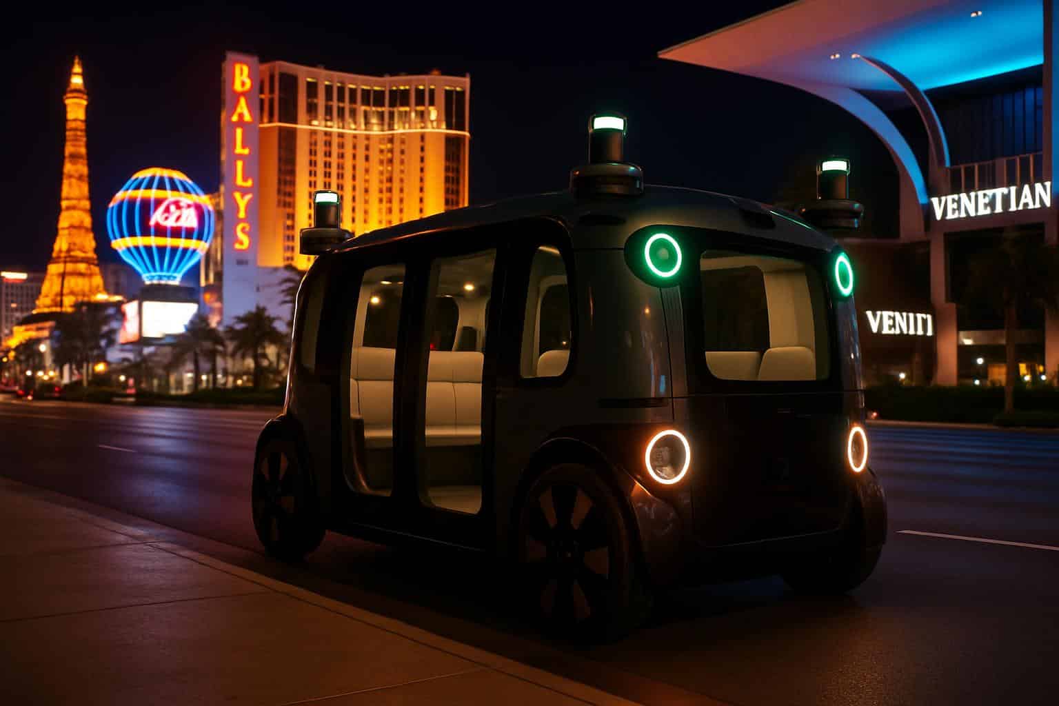 Zoox robotaxi begins free rides in Las Vegas