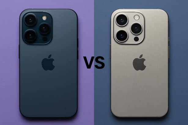 iPhone 17 Pro vs iPhone 15 Pro comparison, design and camera differences for upgrade decisions