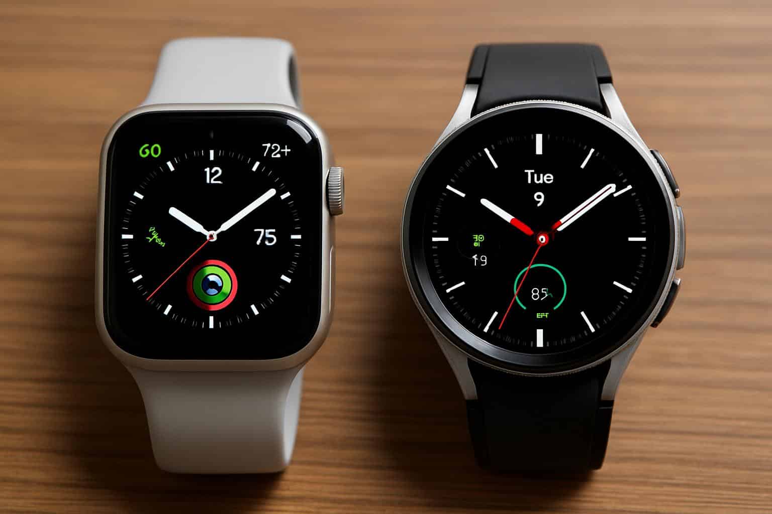 Apple Watch 11 vs Samsung Galaxy Watch 8 in side-by-side comparison for testing verdict