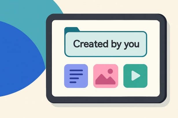 Google Gemini app 'Created by you' hub interface being tested